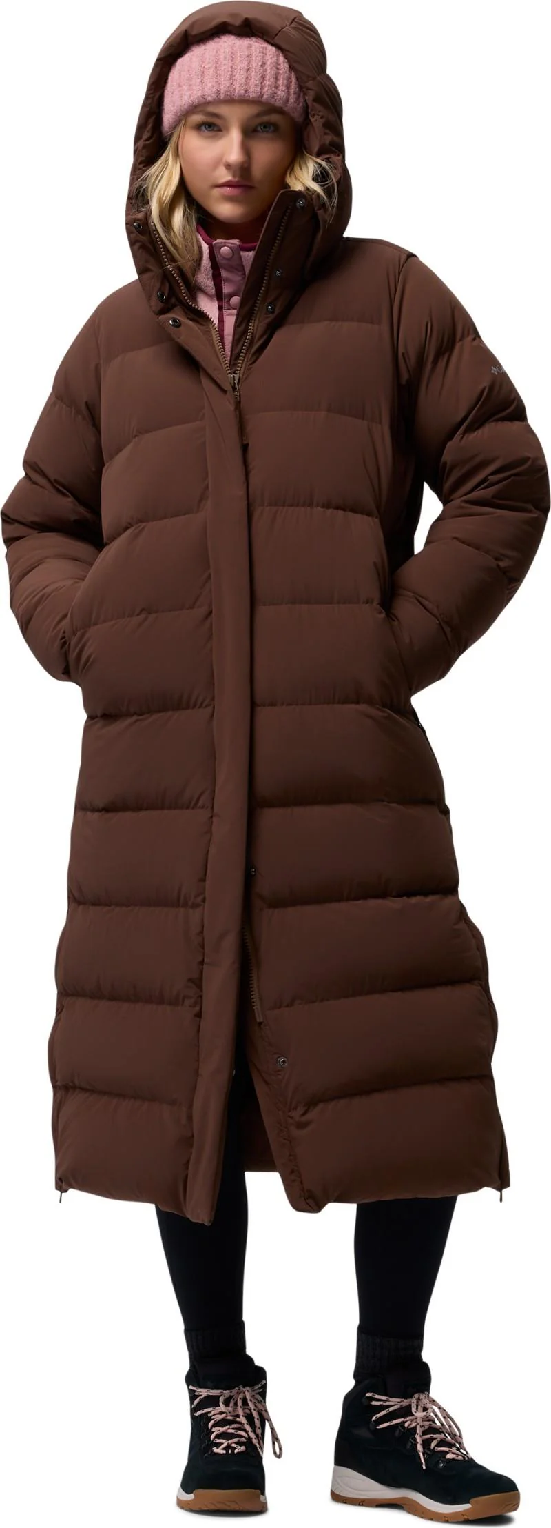 Amaze Puff Long Hooded Jacket - Womens - Image 7