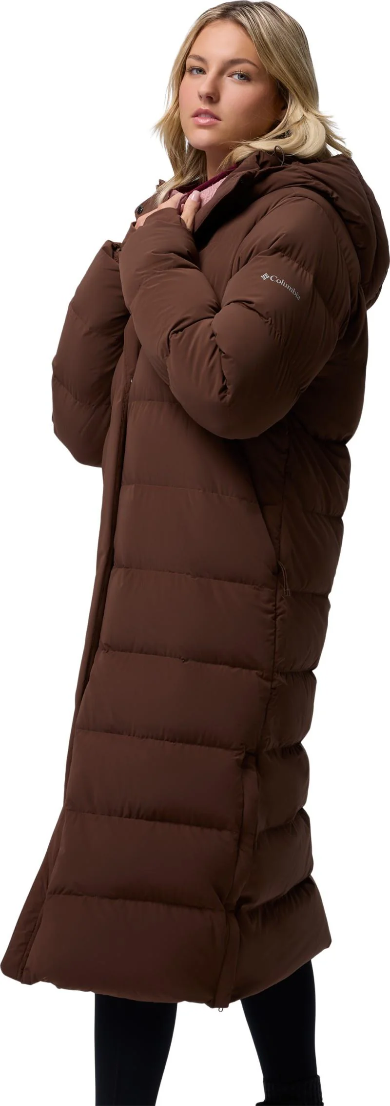 Amaze Puff Long Hooded Jacket - Womens - Image 8