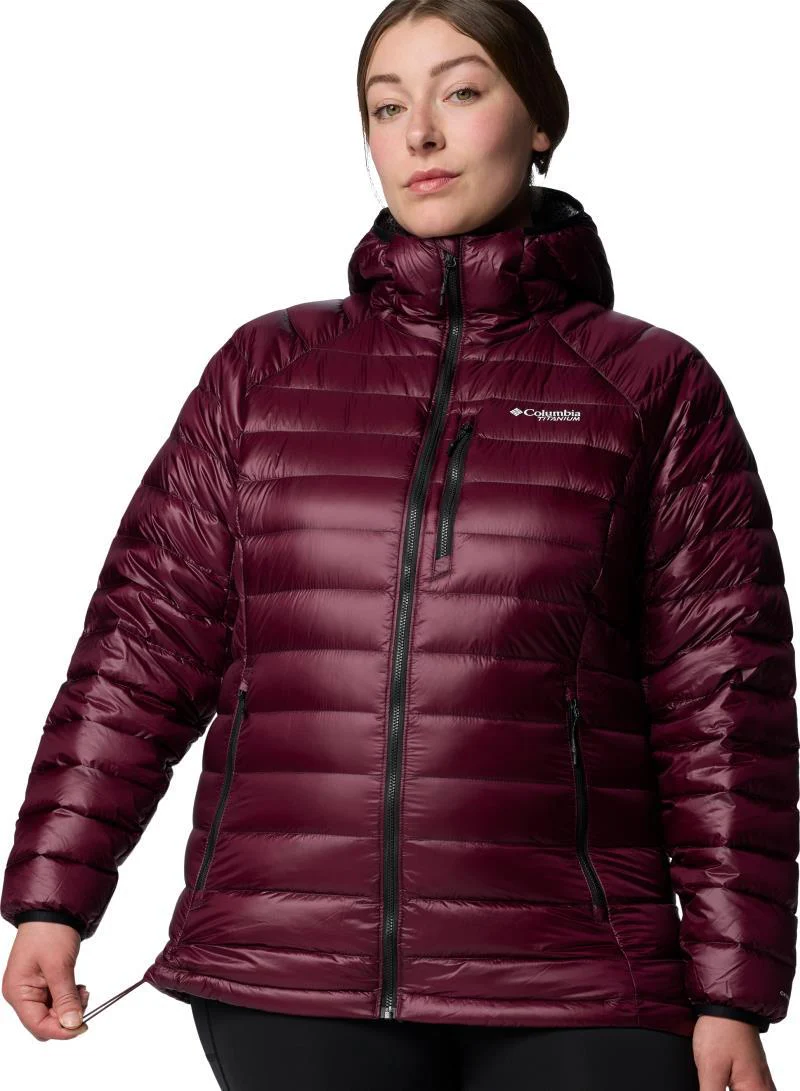 Arctic Crest Down Hooded Jacket, Extended - Womens - Image 10