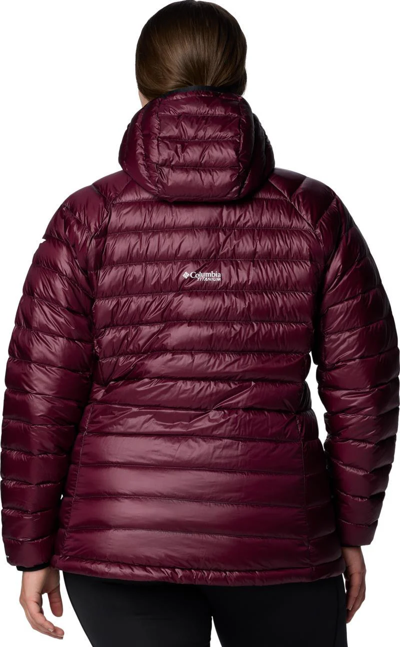 Arctic Crest Down Hooded Jacket, Extended - Womens - Image 11