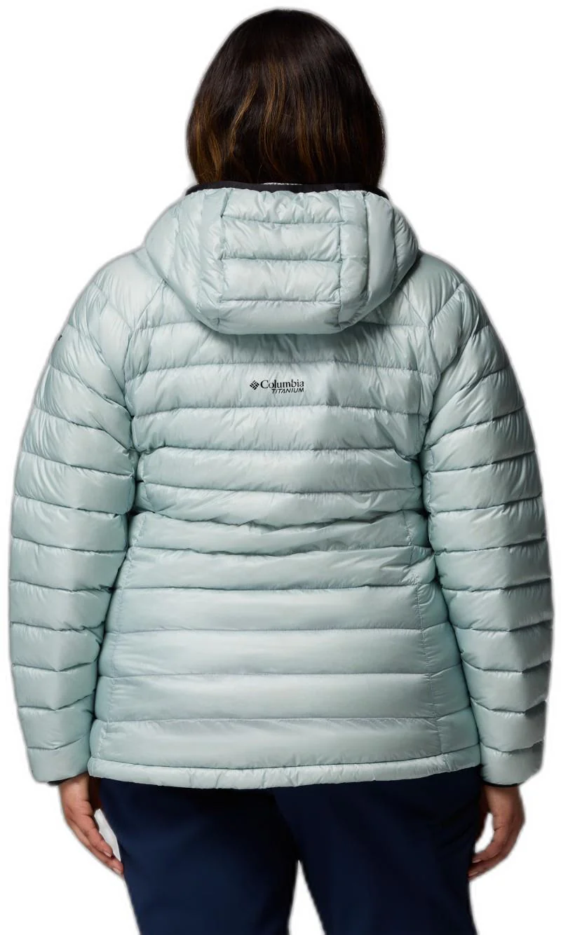 Arctic Crest Down Hooded Jacket, Extended - Womens - Image 14