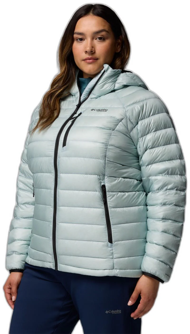Arctic Crest Down Hooded Jacket, Extended - Womens - Image 15