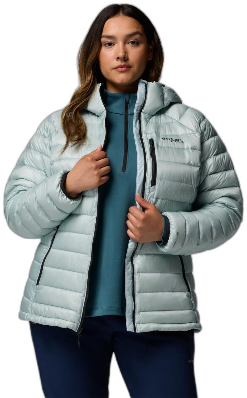 Arctic Crest Down Hooded Jacket, Extended - Womens - Image 16