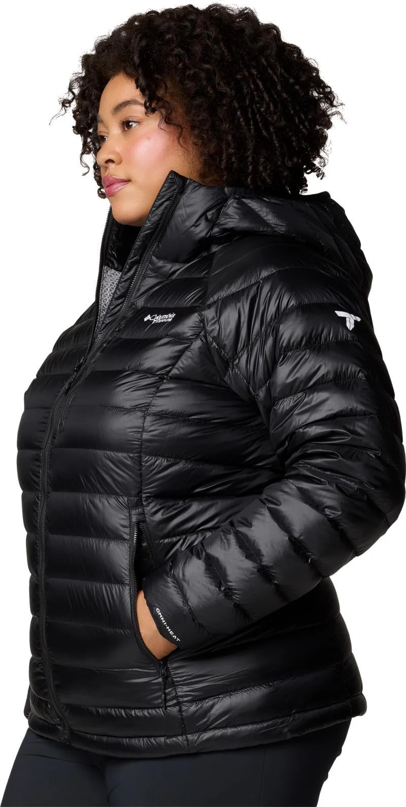 Arctic Crest Down Hooded Jacket, Extended - Womens - Image 2