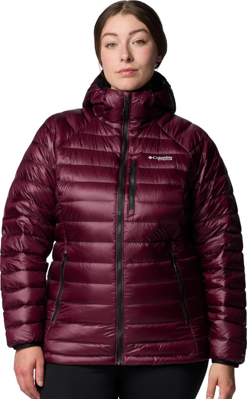Arctic Crest Down Hooded Jacket, Extended - Womens - Image 8