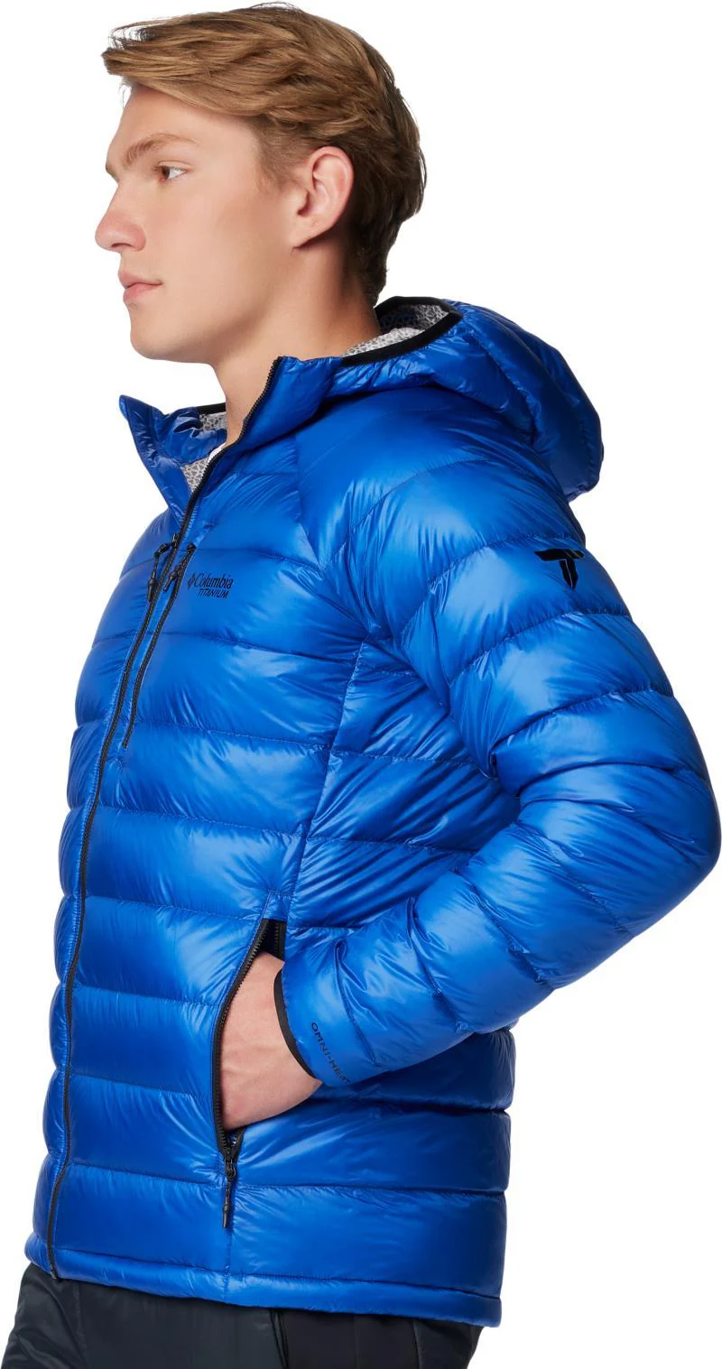 Arctic Crest Down Hooded Jacket - Mens - Image 12