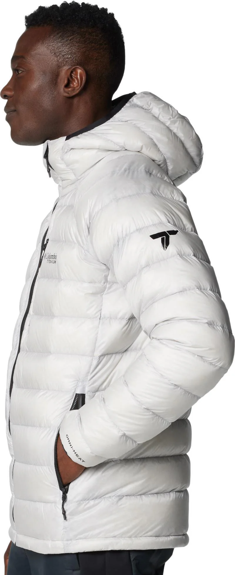 Arctic Crest Down Hooded Jacket - Mens - Image 7