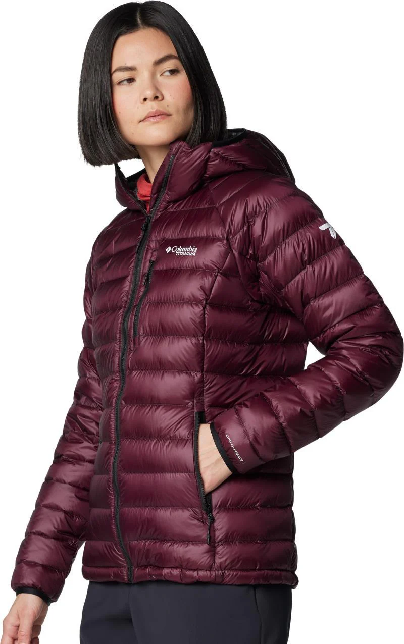 Arctic Crest Down Hooded Jacket - Womens - Image 12