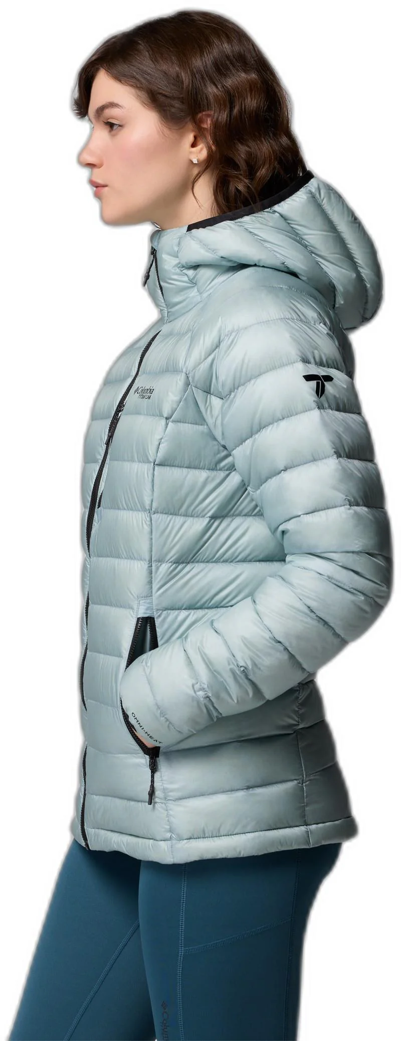 Arctic Crest Down Hooded Jacket - Womens - Image 17