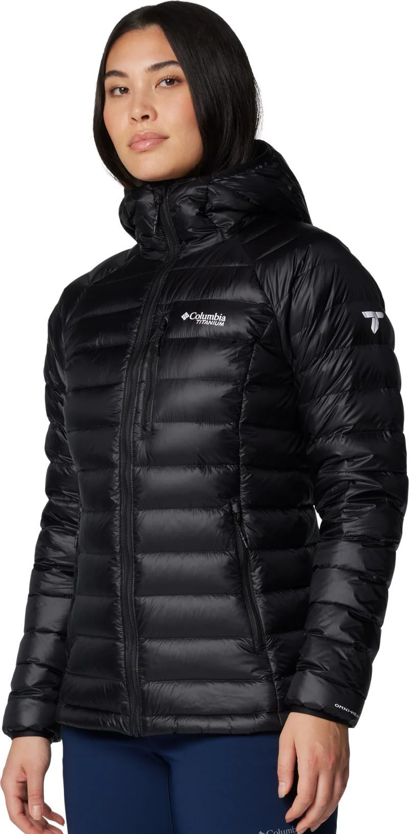 Arctic Crest Down Hooded Jacket - Womens - Image 2