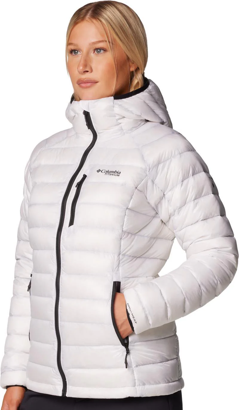 Arctic Crest Down Hooded Jacket - Womens - Image 5
