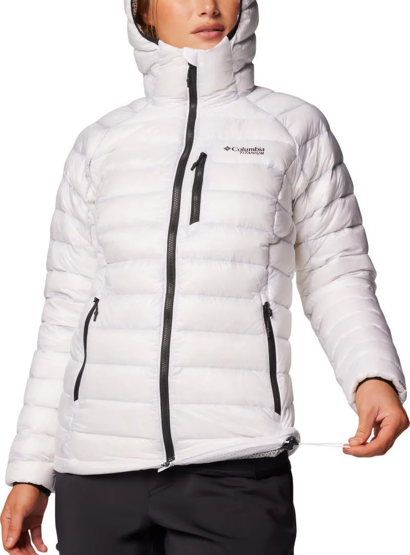 Arctic Crest Down Hooded Jacket - Womens - Image 7