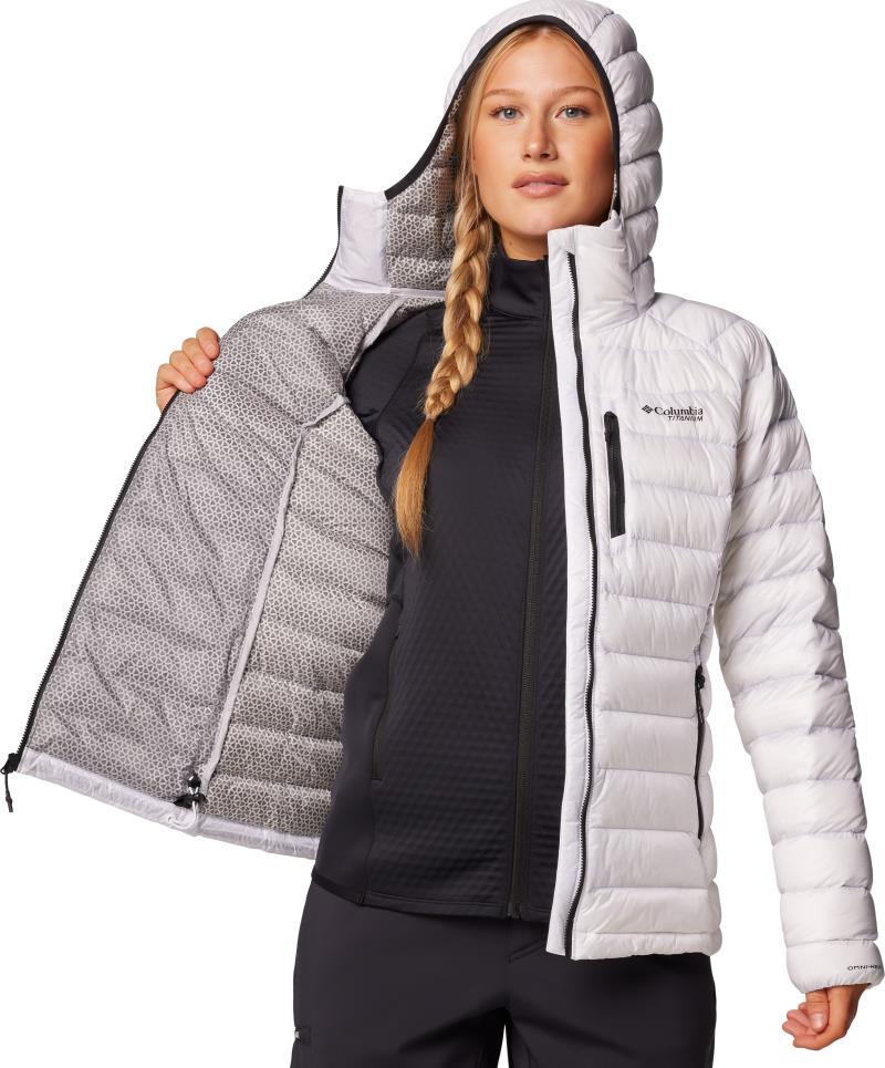 Arctic Crest Down Hooded Jacket - Womens - Image 8
