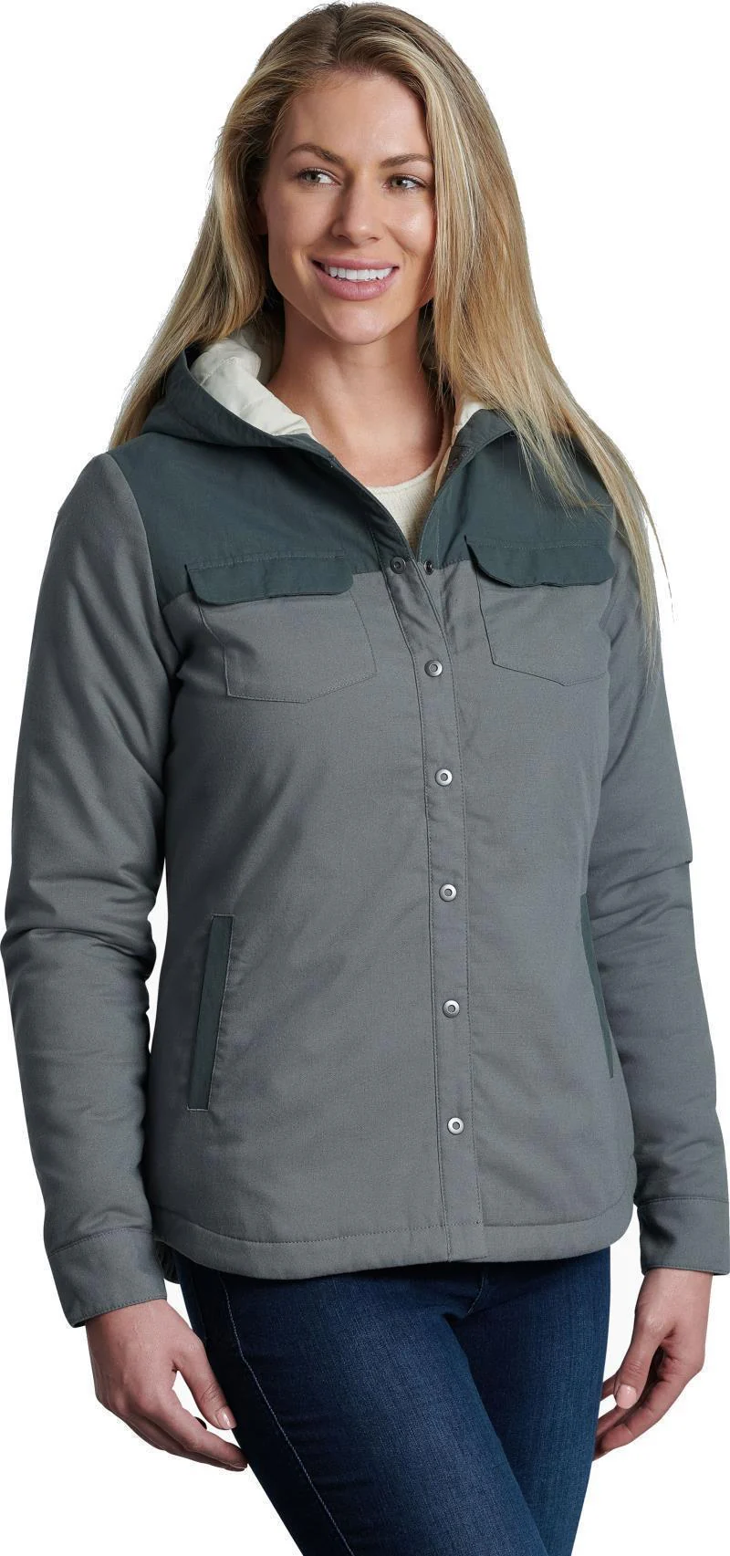 Artisan Hooded Shirt Jacket - Womens - Image 11