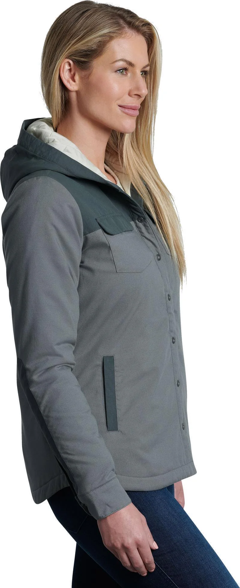 Artisan Hooded Shirt Jacket - Womens - Image 13
