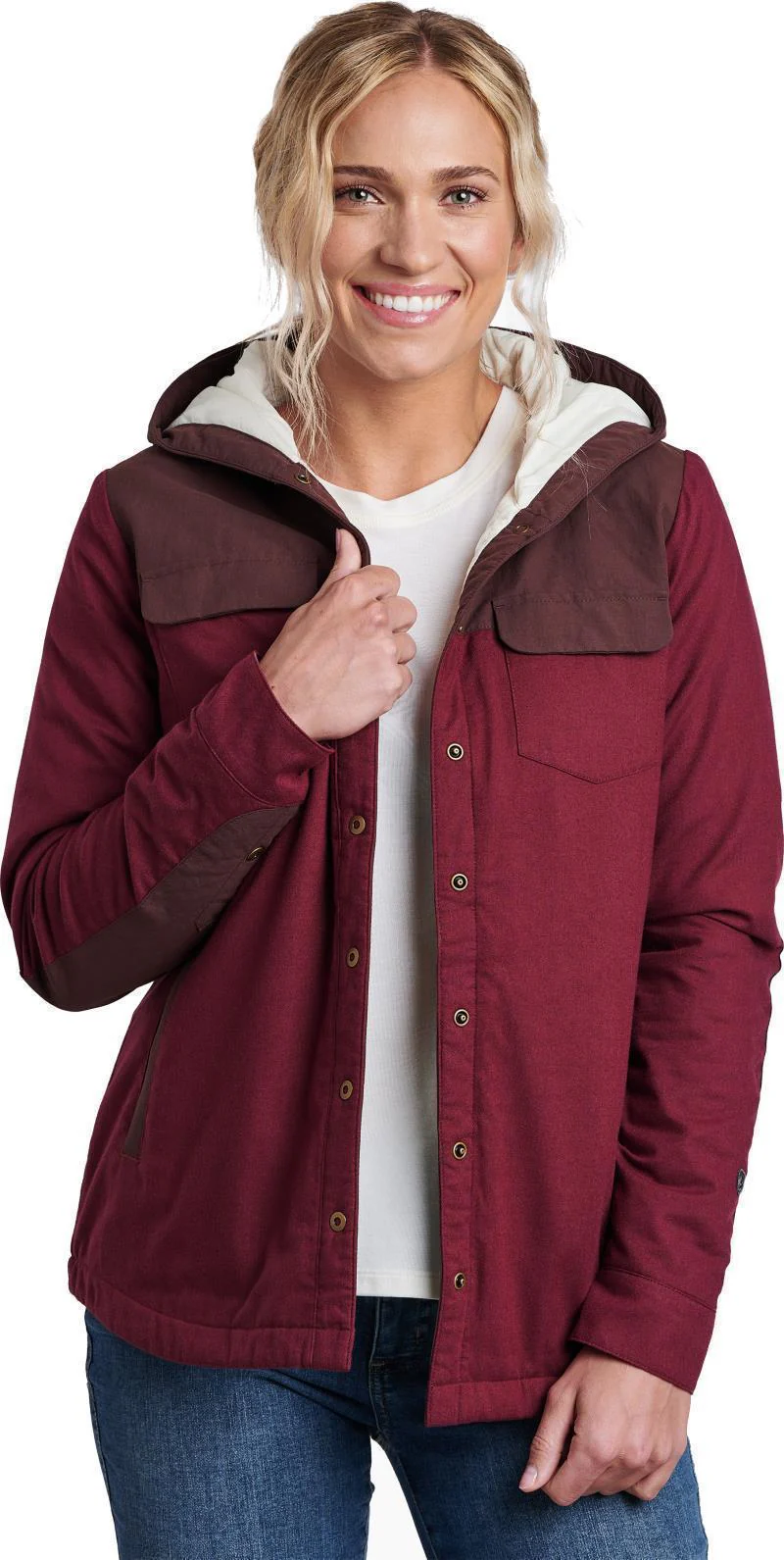 Artisan Hooded Shirt Jacket - Womens - Image 14