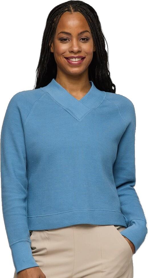 Atajo LS Waffle V-Neck - Womens - Image 3