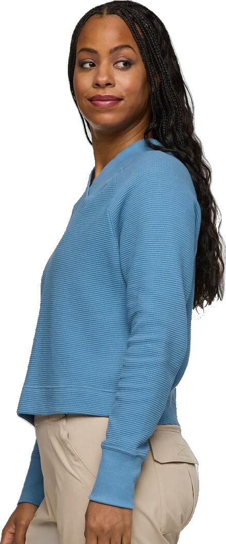 Atajo LS Waffle V-Neck - Womens - Image 4