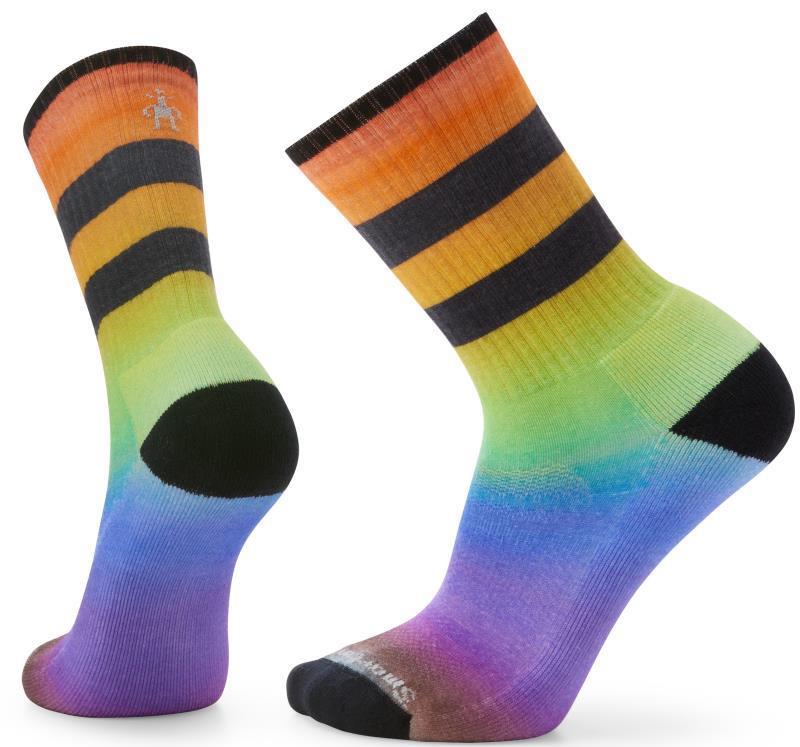 Athletic Pride Rainbow Print Crew Socks - Unisex