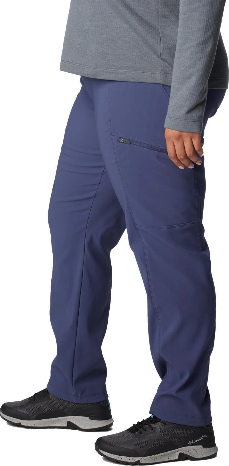 Back Beauty Highrise Warm Winter Pants, Reg - Plus - Womens - Image 3
