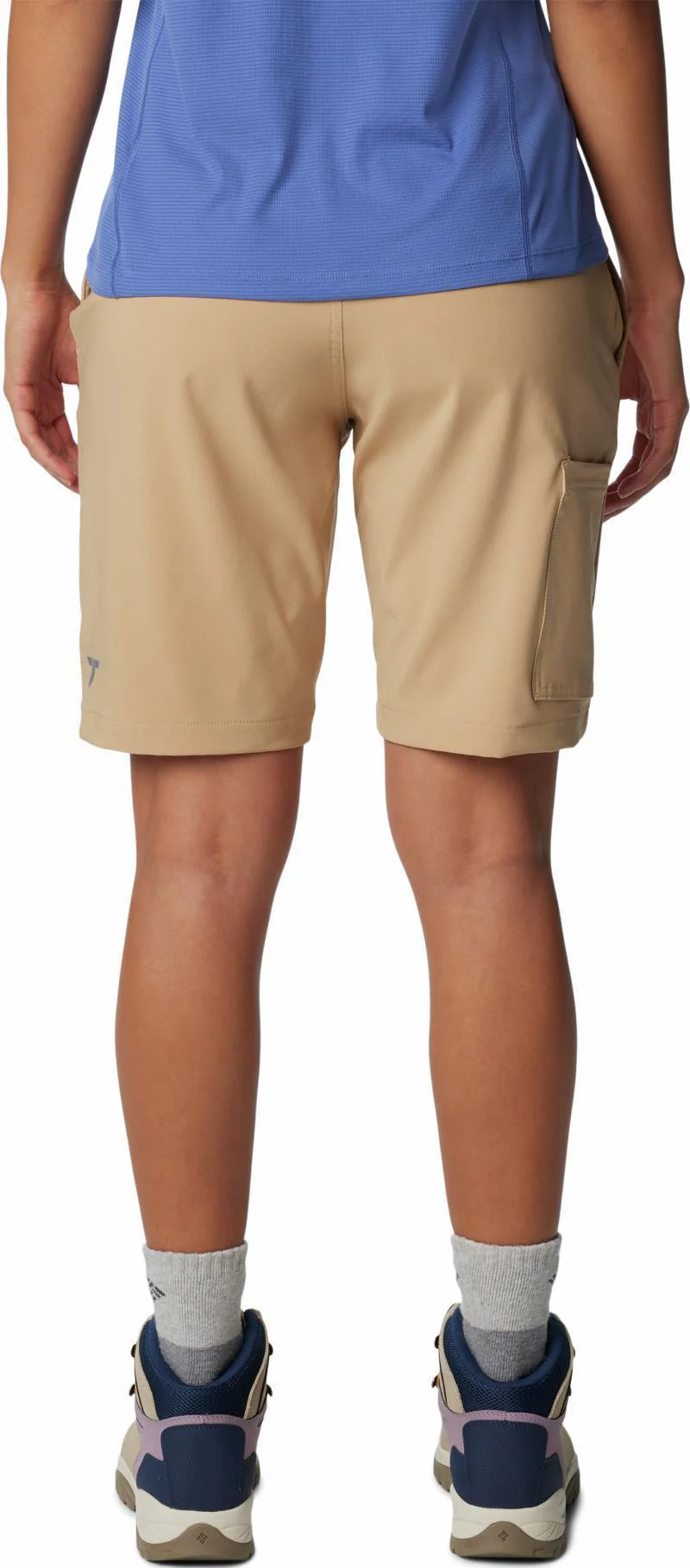 Back Beauty Softshell Shorts, 9" Inseam - Womens - Image 4