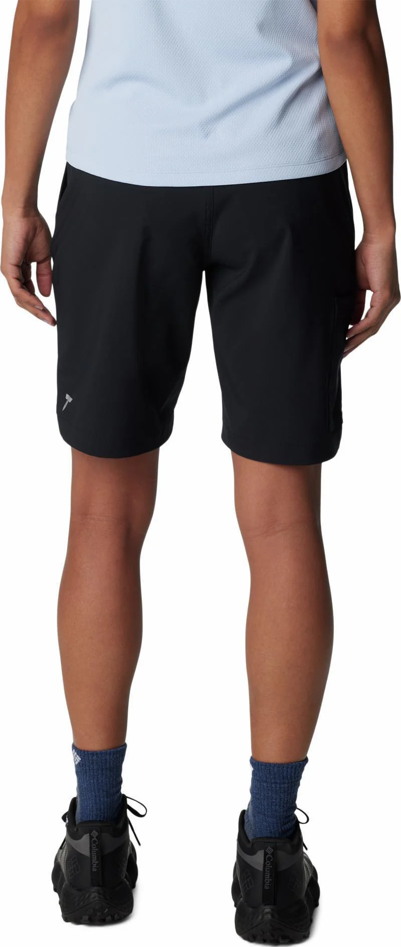 Back Beauty Softshell Shorts, 9" Inseam - Womens - Image 6