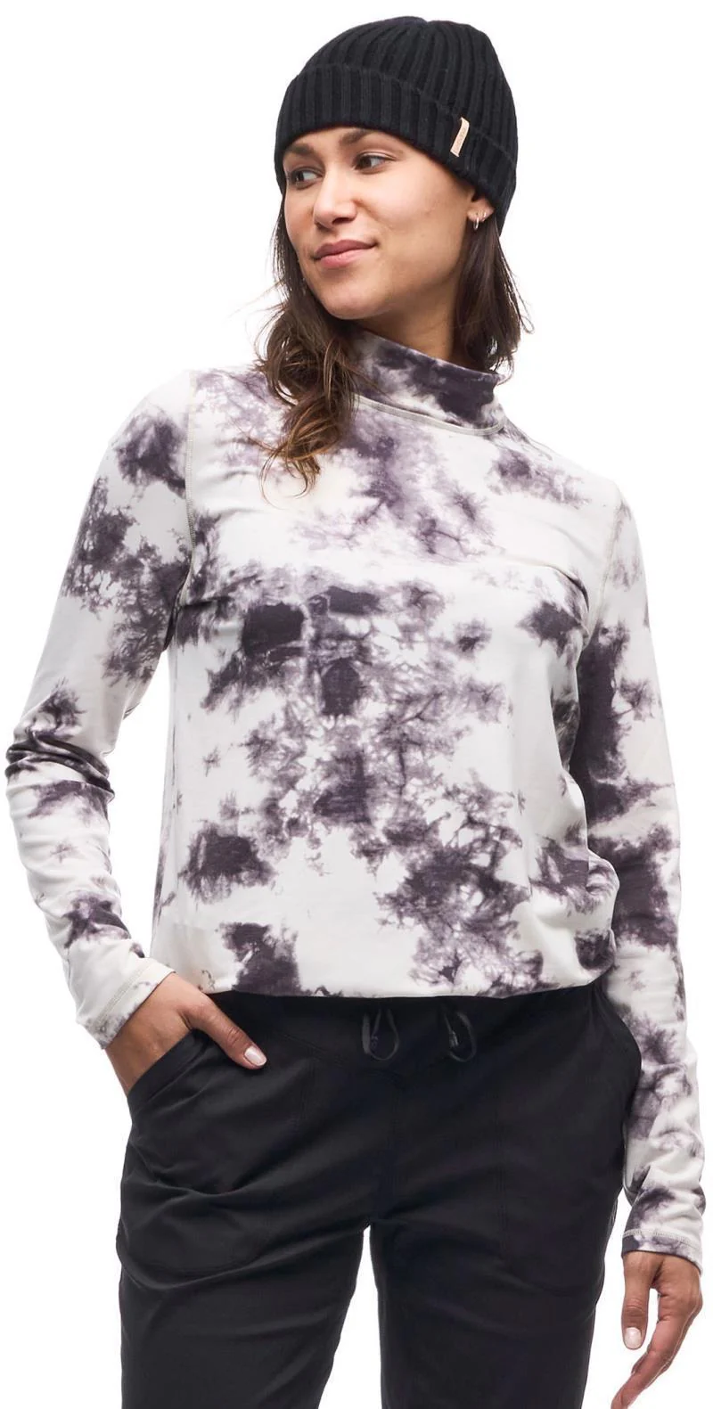 Baris LS Mock-Neck Sweater - Womens