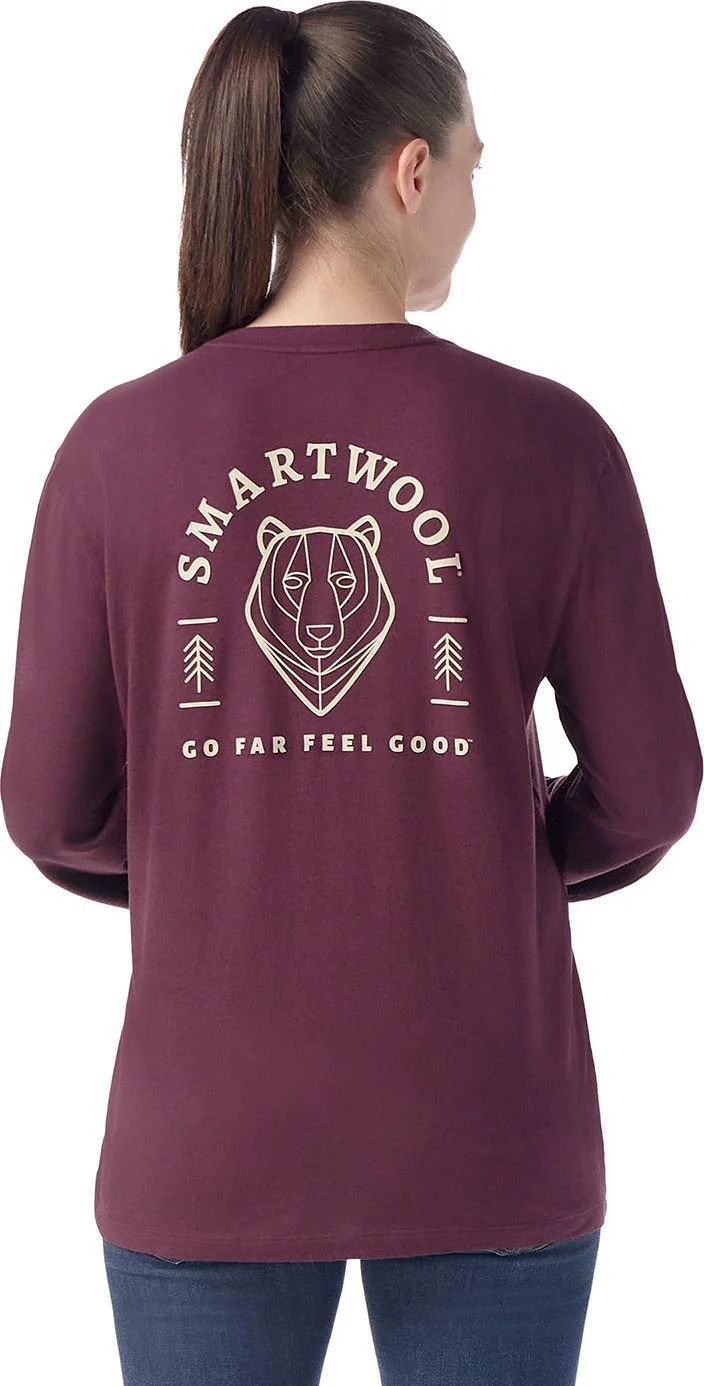 Bear Stare Graphic LS Tee - Unisex - Image 3
