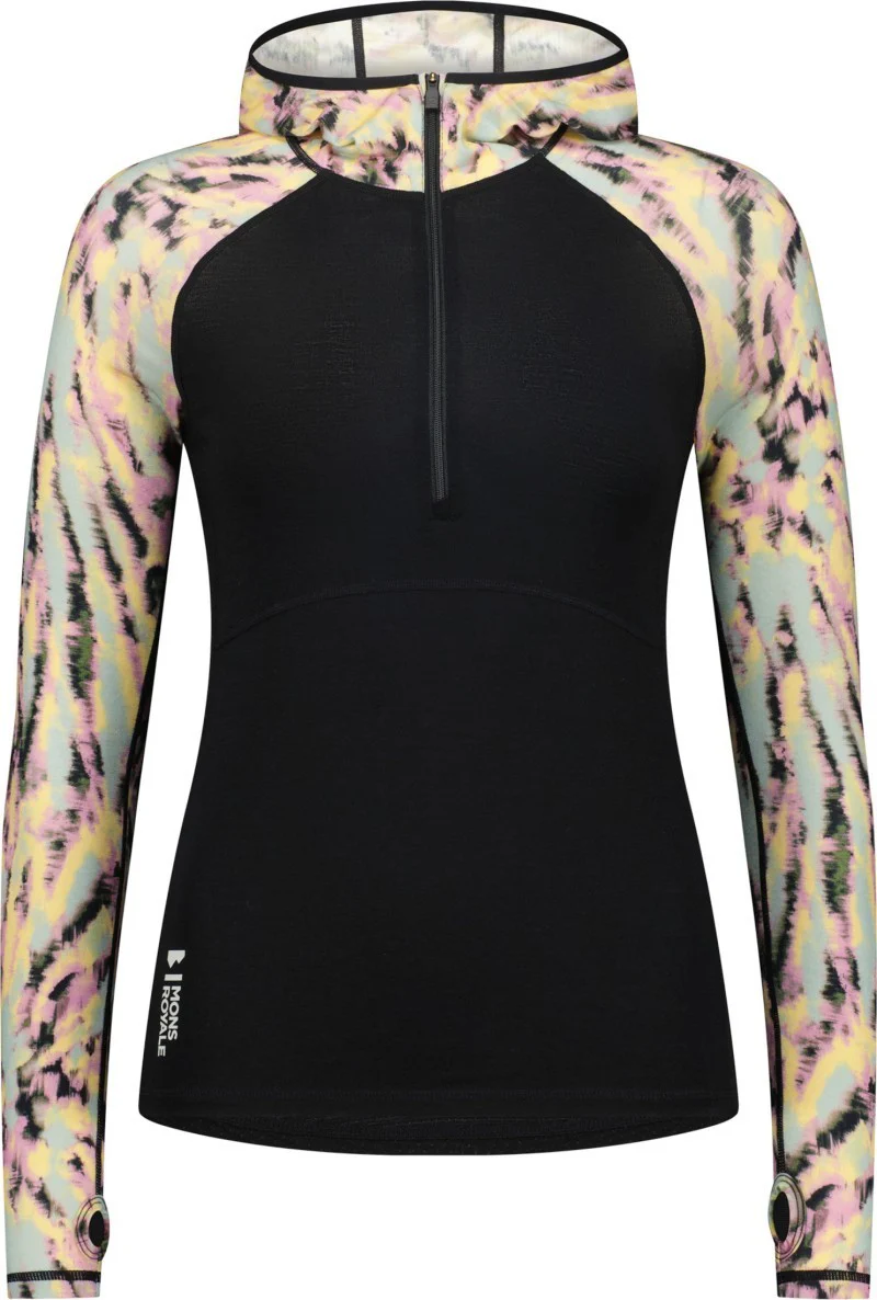 Bella Merino LS Hood - AOP - Womens - Image 10