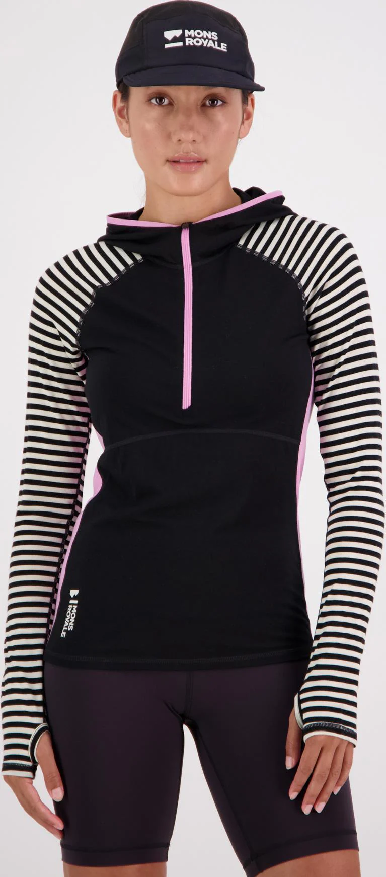 Bella Merino LS Hood - AOP - Womens - Image 2