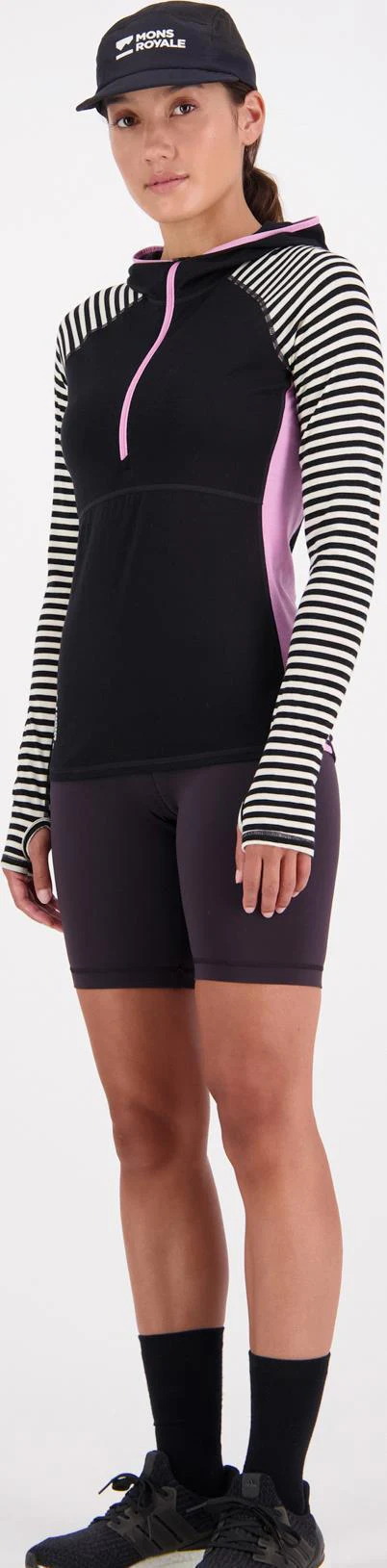 Bella Merino LS Hood - AOP - Womens - Image 4