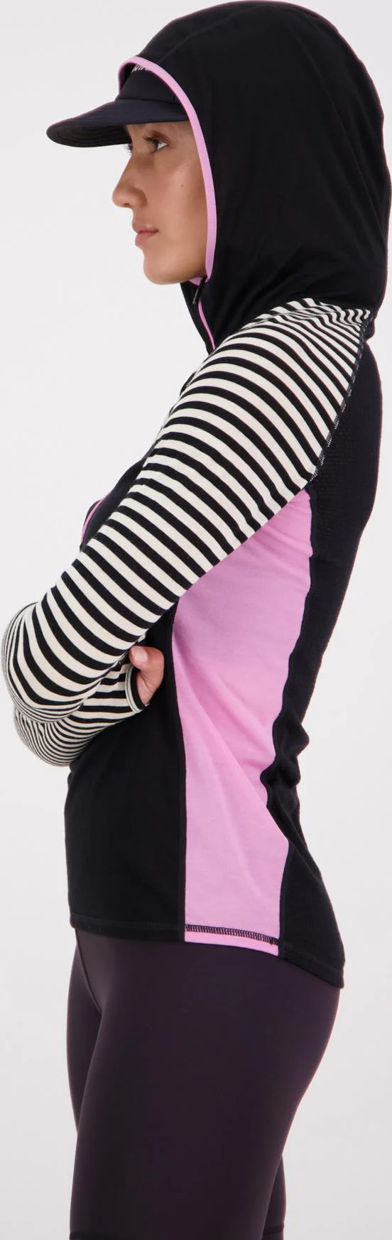 Bella Merino LS Hood - AOP - Womens - Image 5