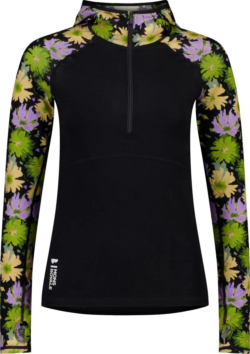 Bella Merino LS Hood - AOP - Womens - Image 6