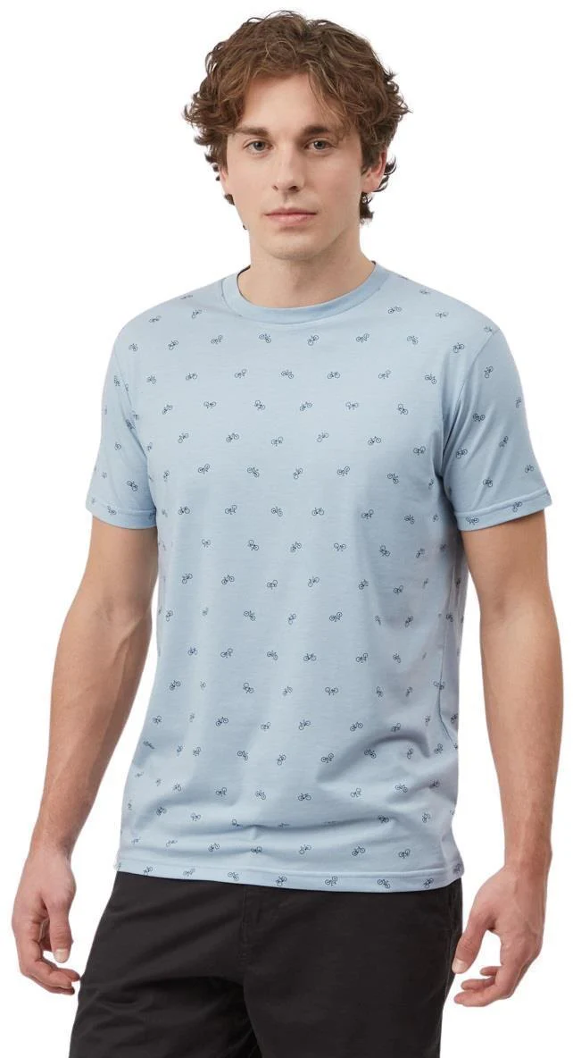 Bike Around Print T-Shirt - Mens