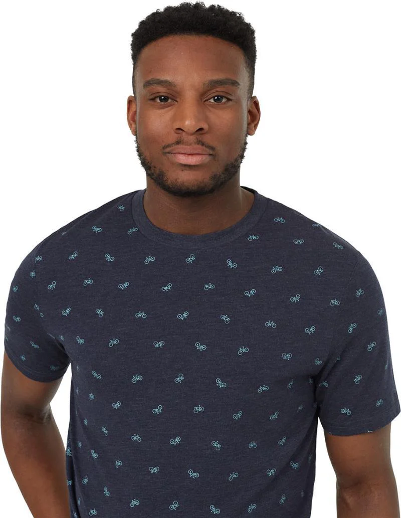Bike Around Print T-Shirt - Mens - Image 11