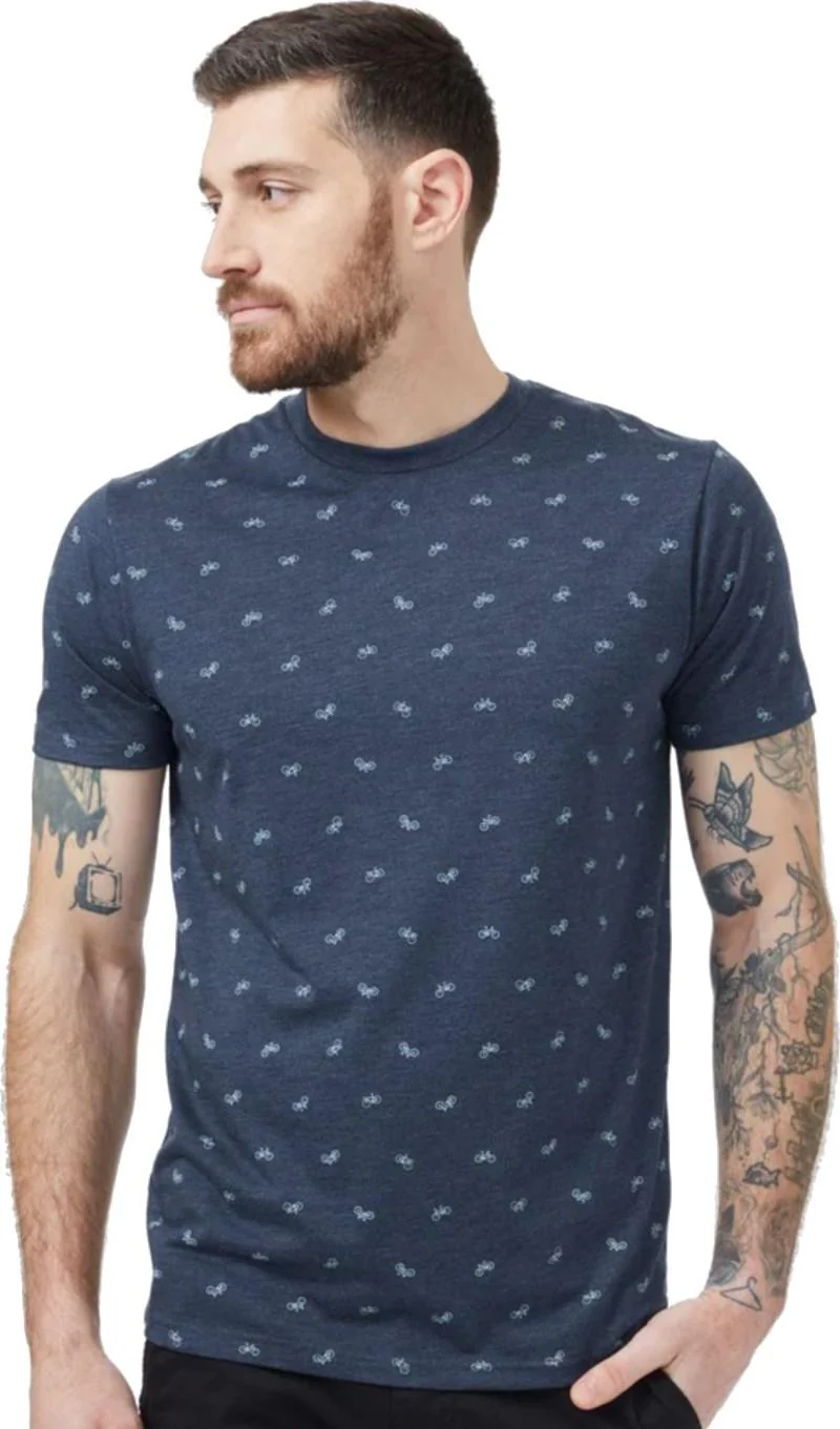 Bike Around Print T-Shirt - Mens - Image 13