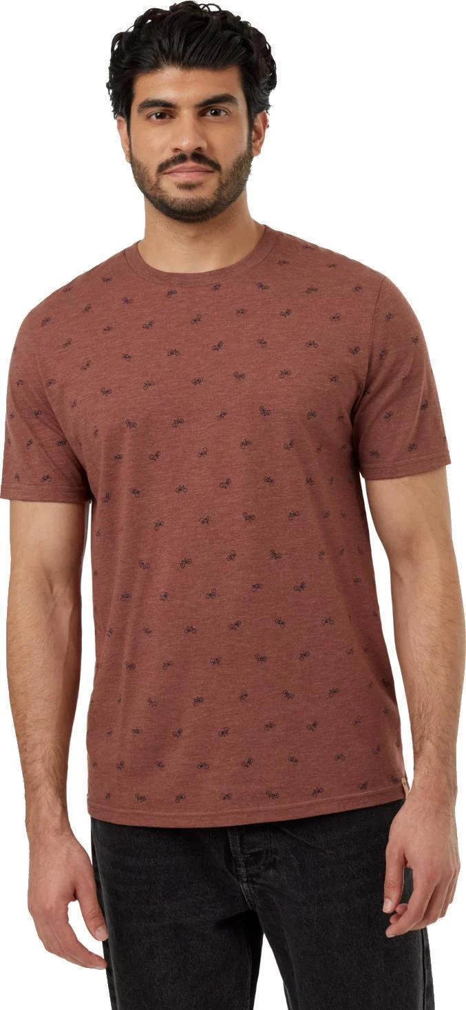 Bike Around Print T-Shirt - Mens - Image 8