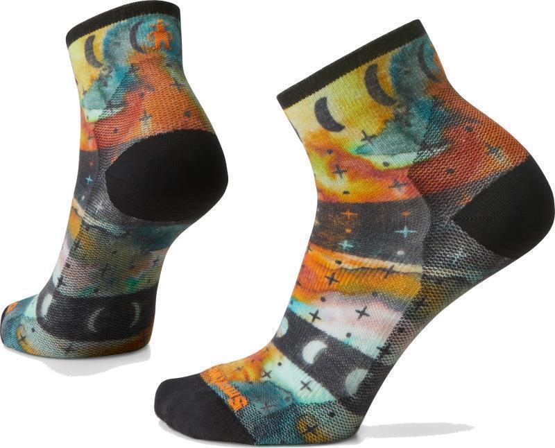 Bike Zero Cushion Celestial Print Ankle Socks - Womens - Image 2