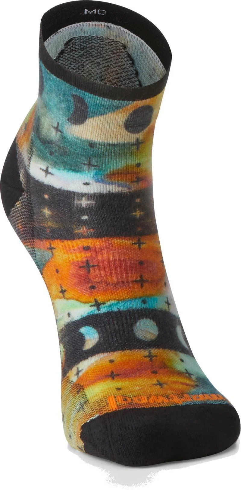 Bike Zero Cushion Celestial Print Ankle Socks - Womens - Image 3
