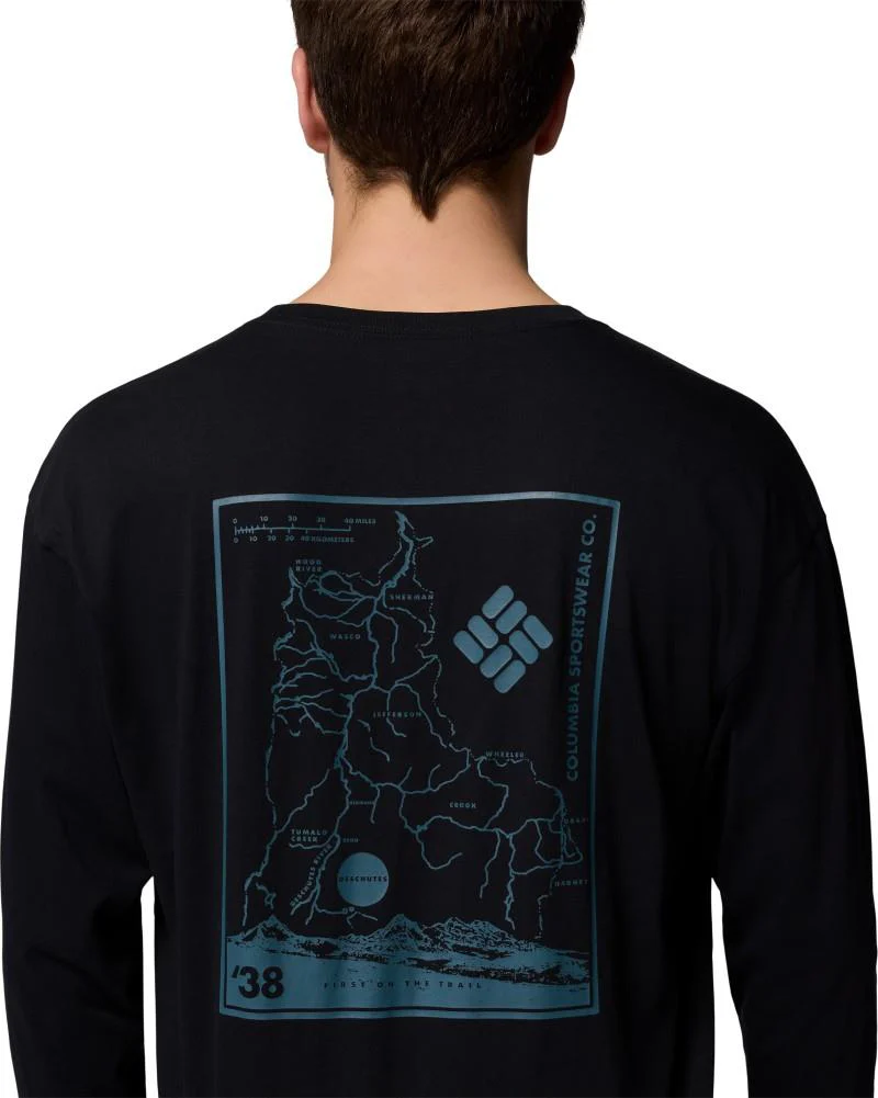 Black Butte LS Graphic Tee - Mens - Image 4