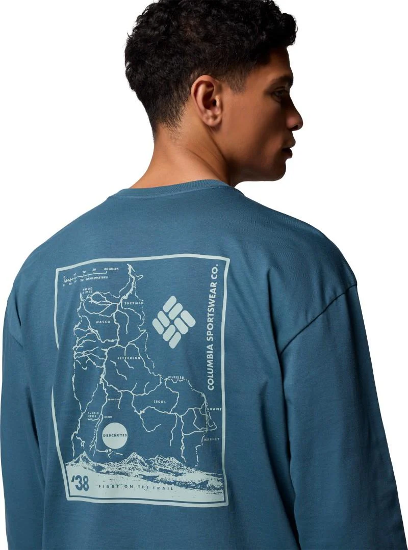 Black Butte LS Graphic Tee - Mens - Image 7