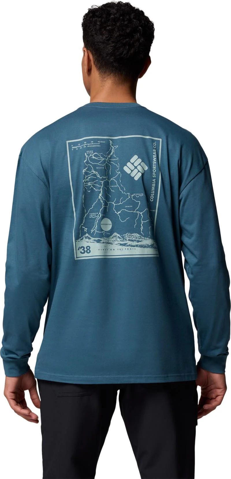 Black Butte LS Graphic Tee - Mens - Image 8