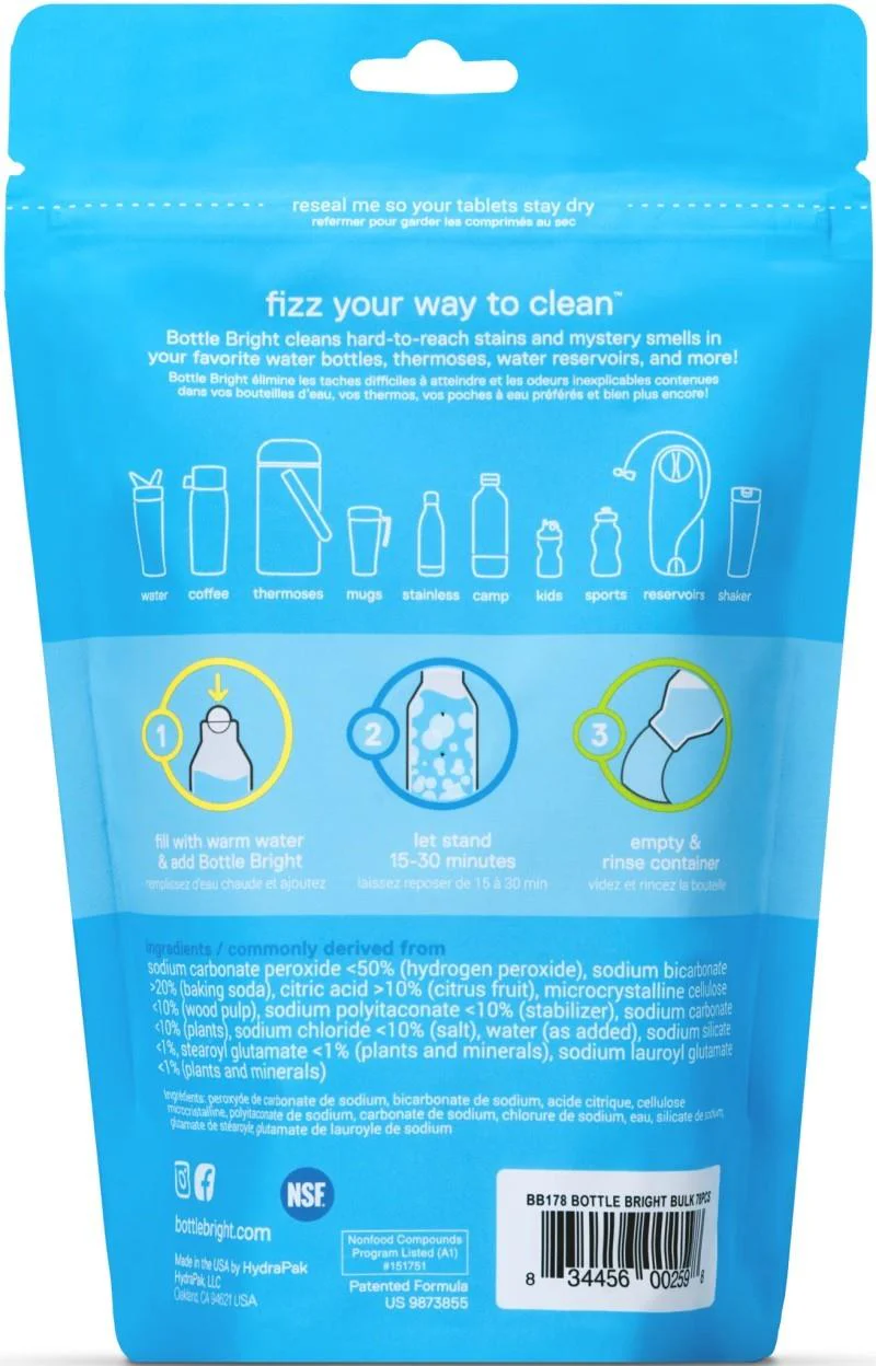 Bottle Bright Bulk - 78 Tablet Pack - Image 2
