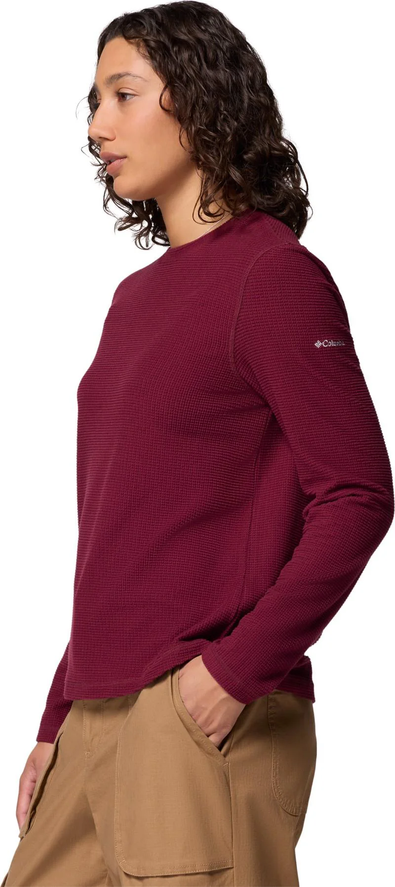 Brea Falls Grid Crew LS - Womens - Image 11