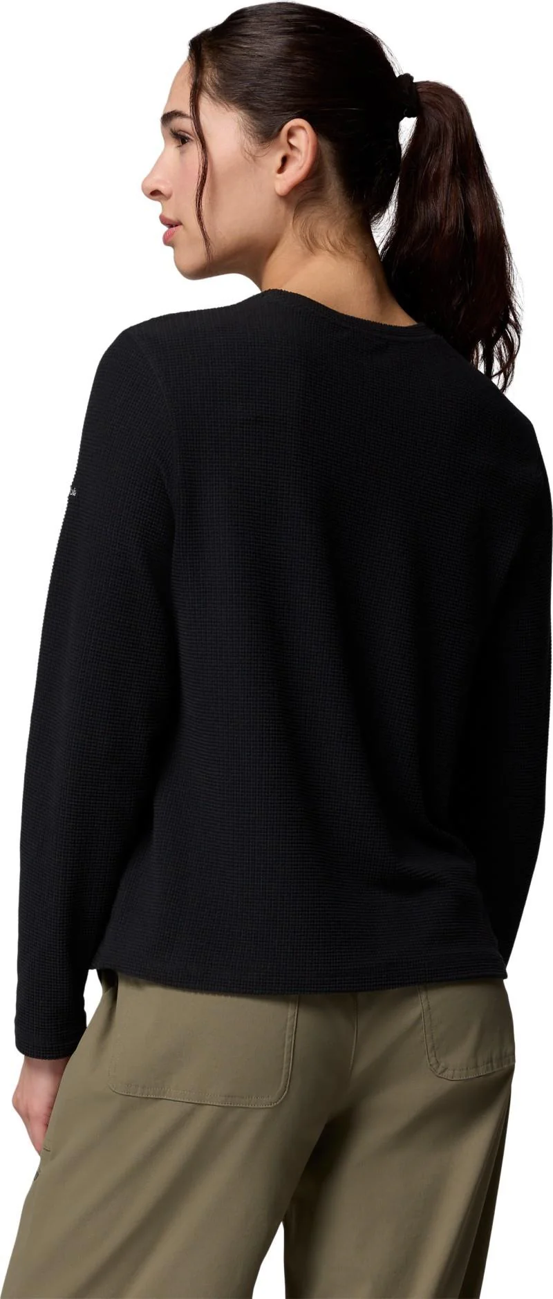 Brea Falls Grid Crew LS - Womens - Image 3