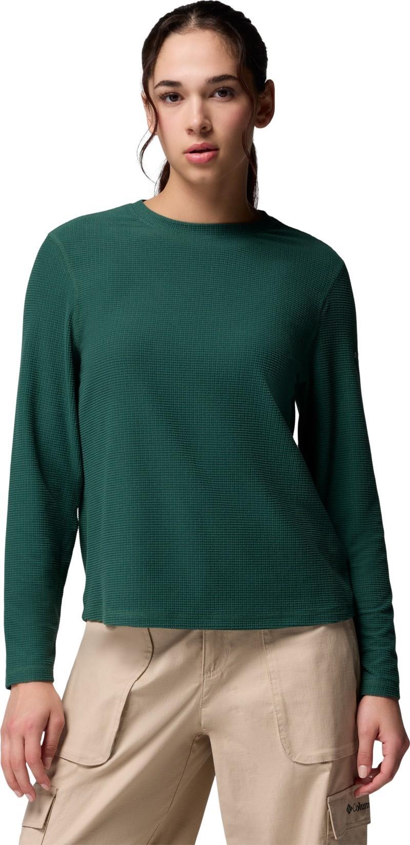 Brea Falls Grid Crew LS - Womens - Image 4