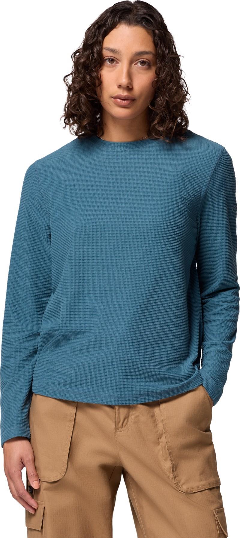 Brea Falls Grid Crew LS - Womens - Image 7