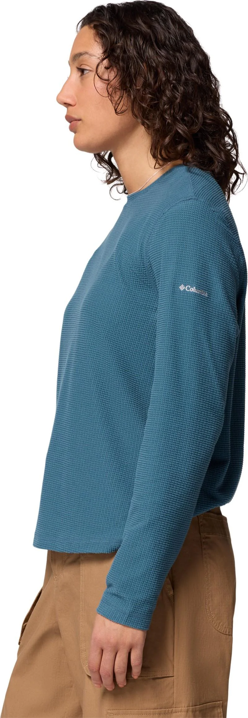Brea Falls Grid Crew LS - Womens - Image 8