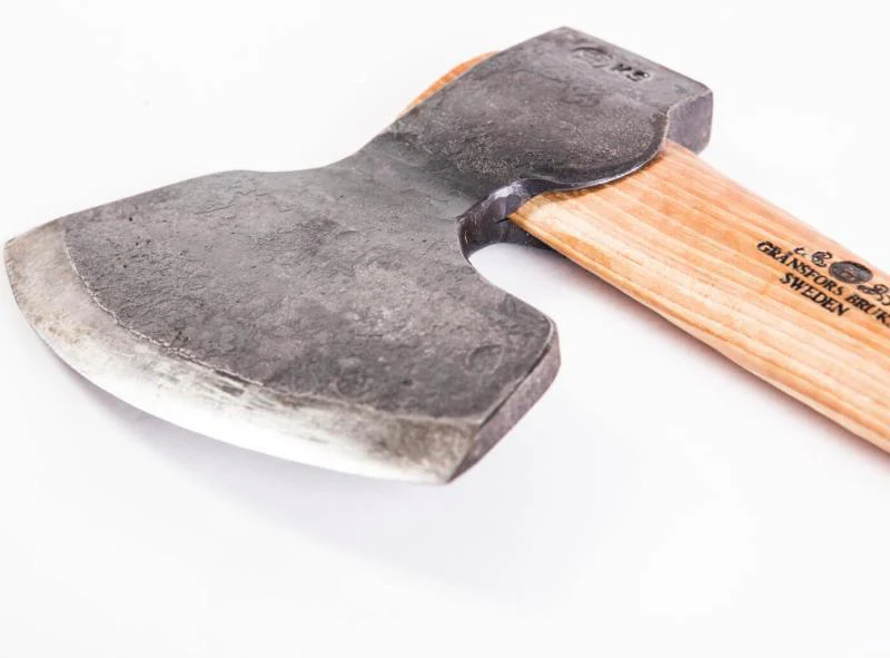 Broad Axe, Model 1900, Straight Handle, Double Grinded - 50cm / 19.5" - Image 3