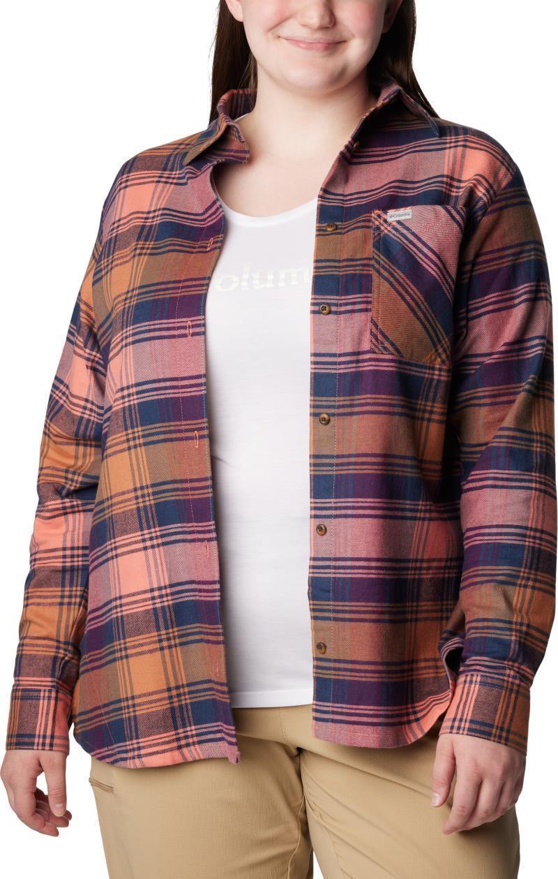 Calico Basin Flannel LS Shirt, Extended - Womens - Image 3